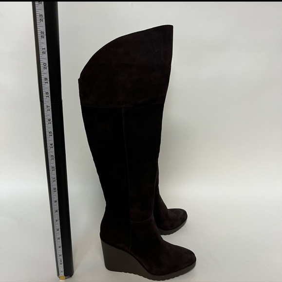 Rebecca Minkoff Lottee Over the Knee Boot in Brown Suede - Picture 6 of 9
